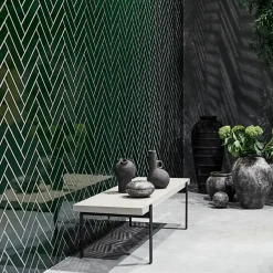 Maceta Echo h50 cm Ø37 cm, óxido-gris