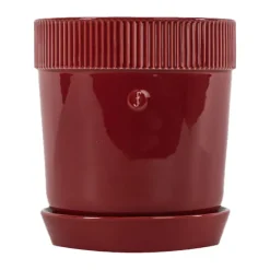 Maceta Elise M Ø17 cm, Burdeos