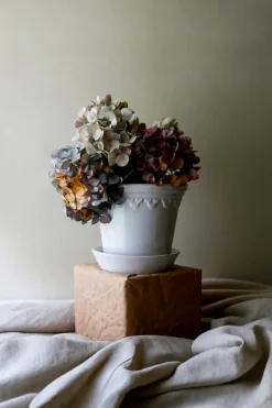 Maceta esmaltada Københavner Ø21 cm, Mineral White