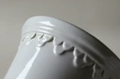 Maceta esmaltada Københavner Ø14 cm, Mineral White