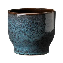 Maceta exterior Knabstrup Ø14,5 cm, Mar verde