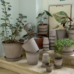 Maceta Helena Ø18 cm, gris