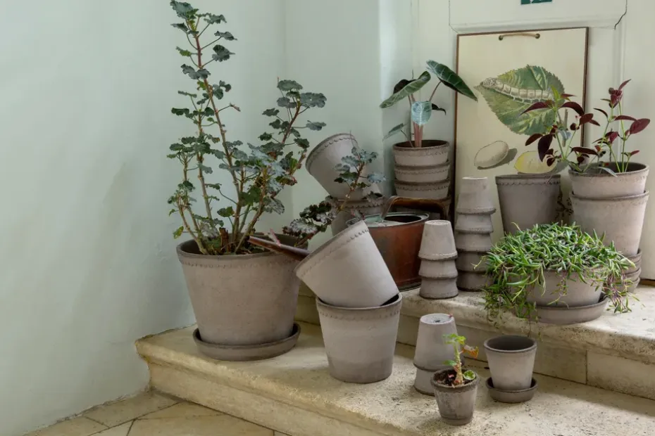 Maceta Helena Ø12 cm, gris