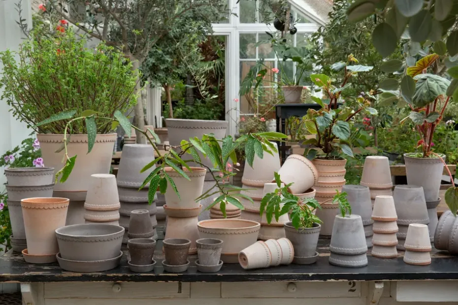 Maceta Helena Ø12 cm, gris