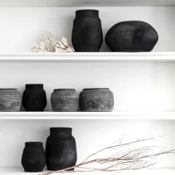 Maceta Hero S Ø12 cm, negro