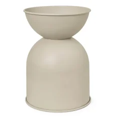 Maceta Hourglass grande Ø50 cm, Cashmere