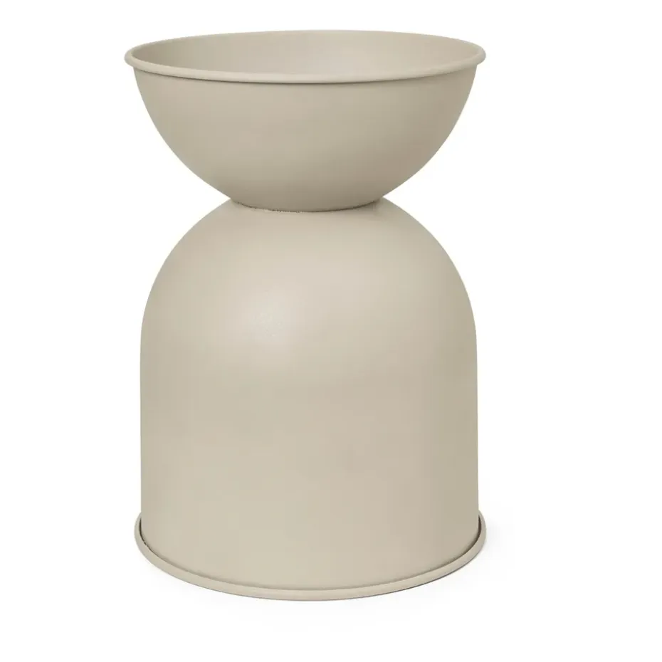 Maceta Hourglass grande Ø50 cm, Cashmere