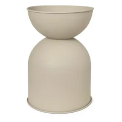 Maceta Hourglass mediana Ø40 cm, Cashmere