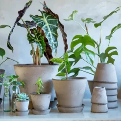 Maceta Julie Ø12 cm, gris