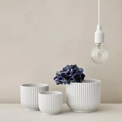 Maceta Lyngby, blanco, Ø11,5 cm