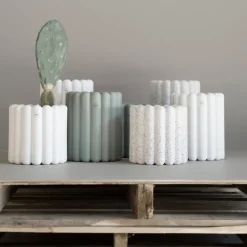 Maceta Mist pequeña Ø19x19 cm, White