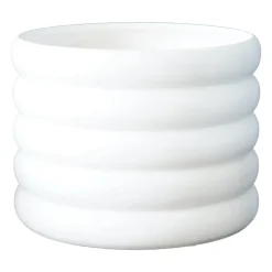 Maceta Mud blanco, grande, Ø 20 cm