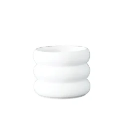 Maceta Mud blanco, pequeña, Ø 10 cm