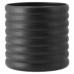 Maceta Mud negro, XL, Ø 27 cm