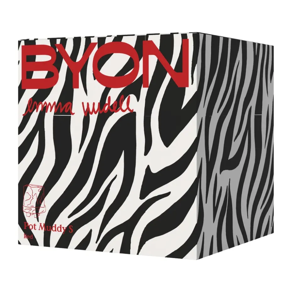 Maceta Muddy S Ø17,5 cm, Rojo