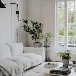 Maceta Pantheon raw, Grey, Ø12 cm