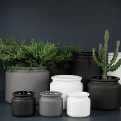 Maceta Pure, blanco, pequeña, Ø 16 cm