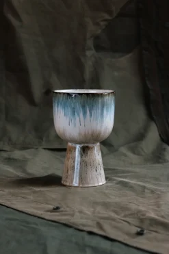 Maceta retro Ø16,5 cm, Glacier