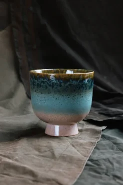 Maceta Retro Ø20,5 cm, Lagoon