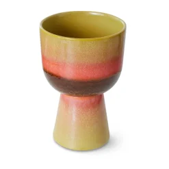 Maceta retro Ø16,5 cm, Lime green