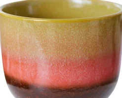 Maceta retro Ø16,5 cm, Lime green