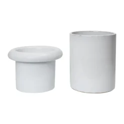 Maceta Rollo Ø31x36 cm, White