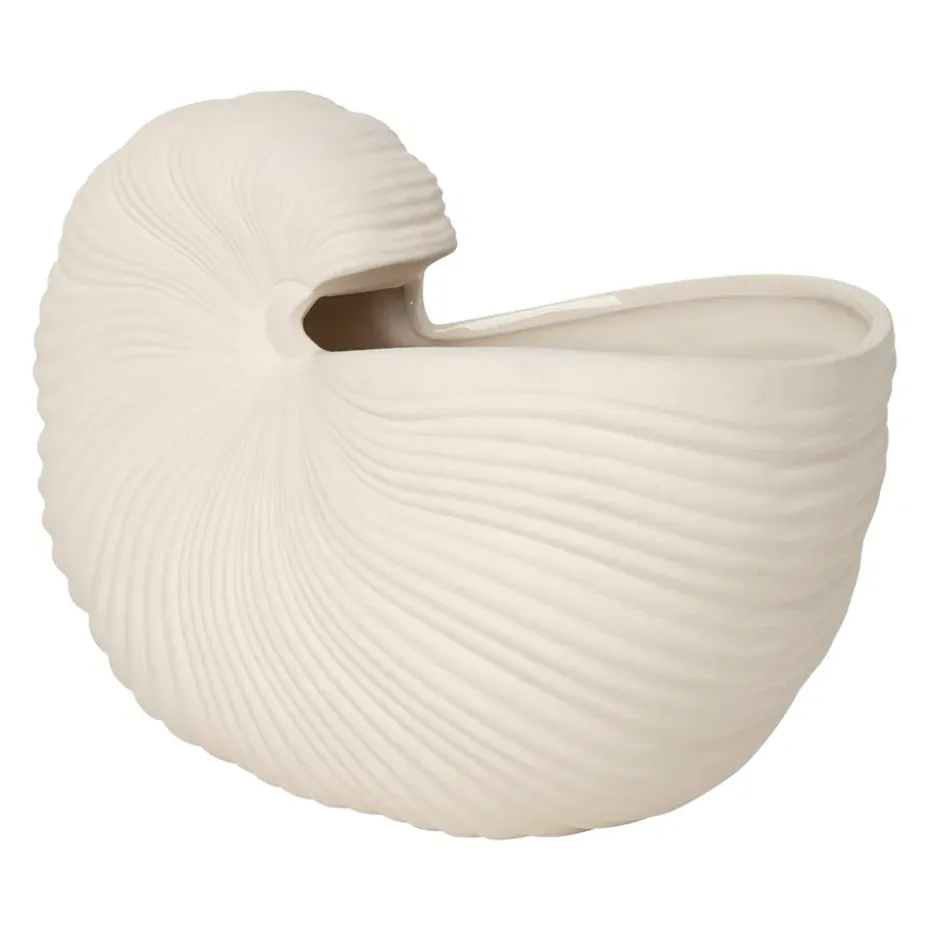 Maceta Shell, Off white