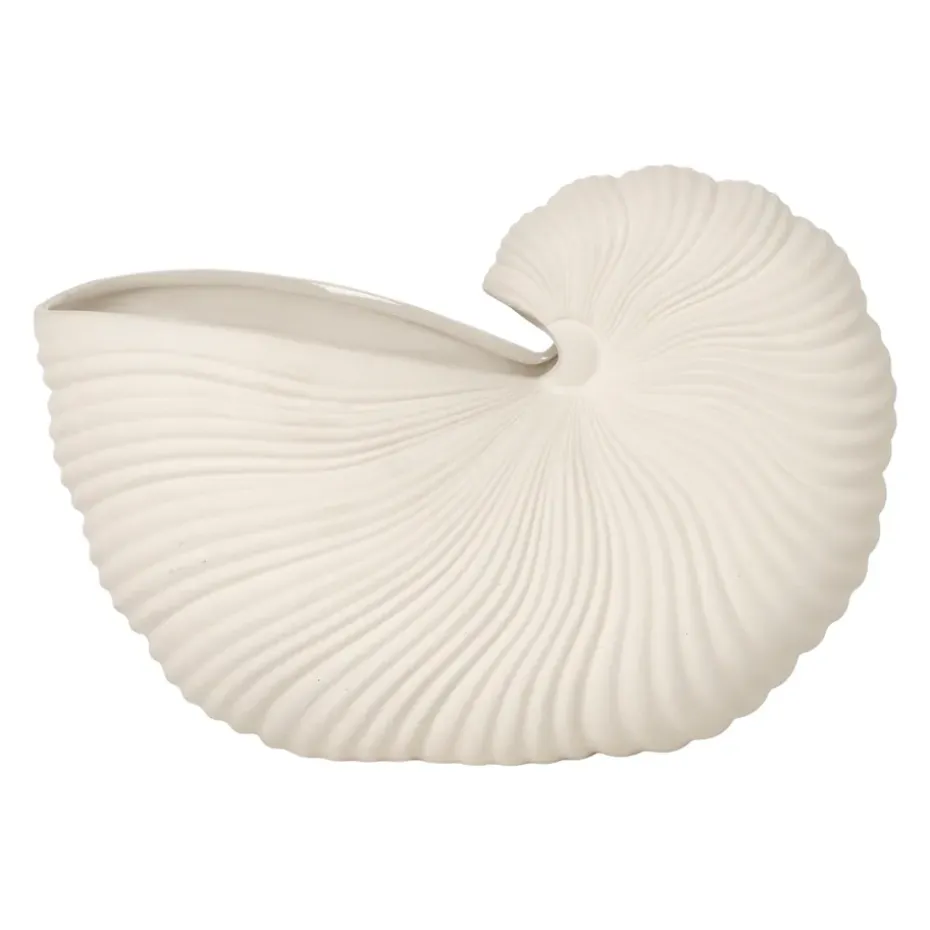 Maceta Shell, Off white
