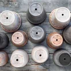 Maceta Simona 16 cm, gris