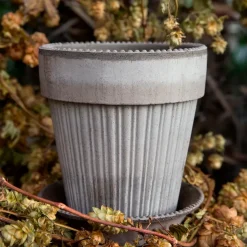 Maceta Simona Ø18 cm, gris