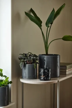 Maceta Sleek Ø19 cm, Carbón