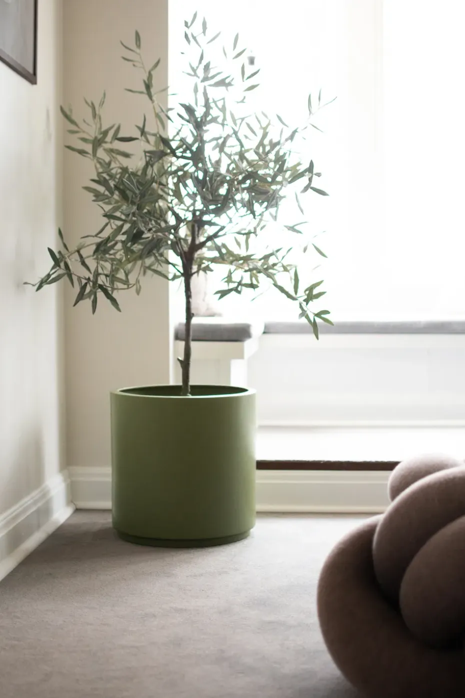 Maceta Solid green, XL, Ø40 cm