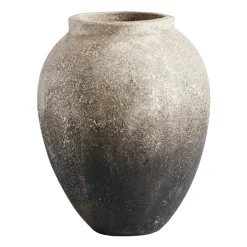 Maceta Story h28 cm Ø23 cm, gris