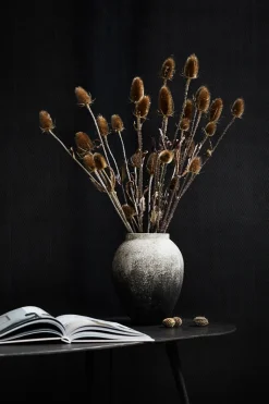 Maceta Story h28 cm Ø23 cm, gris