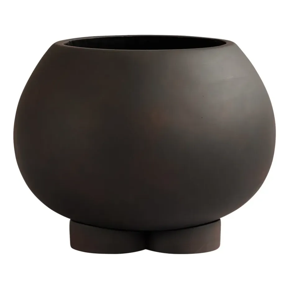 Maceta Urchin mini Ø35 cm, Coffee