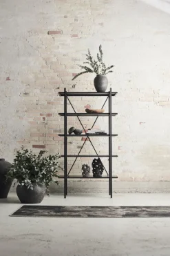 Maceta-Jarrón Memory 60 cm, Marrón/gris terracota