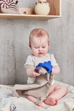 Manta con peluche Hunsi Dog 40x40 cm, Light brown