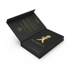 Manta ignífuga Solstickan 16x2,7x25 cm, Negro-oro