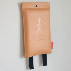 Manta ignífuga Solstickan cuero 120x120 cm, Cuero claro