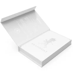 Manta ignífuga Solstickan 16x2,7x25 cm, Blanco alto brillo