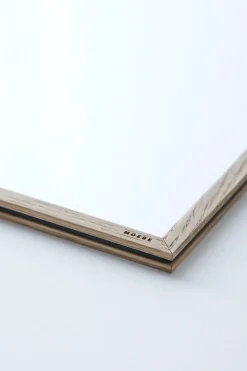 Marco de roble Moebe 50x70 cm, Transparent, Wood, Black