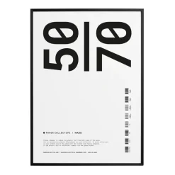 Marco Paper Collective plexiglás-negro, 50x70 cm