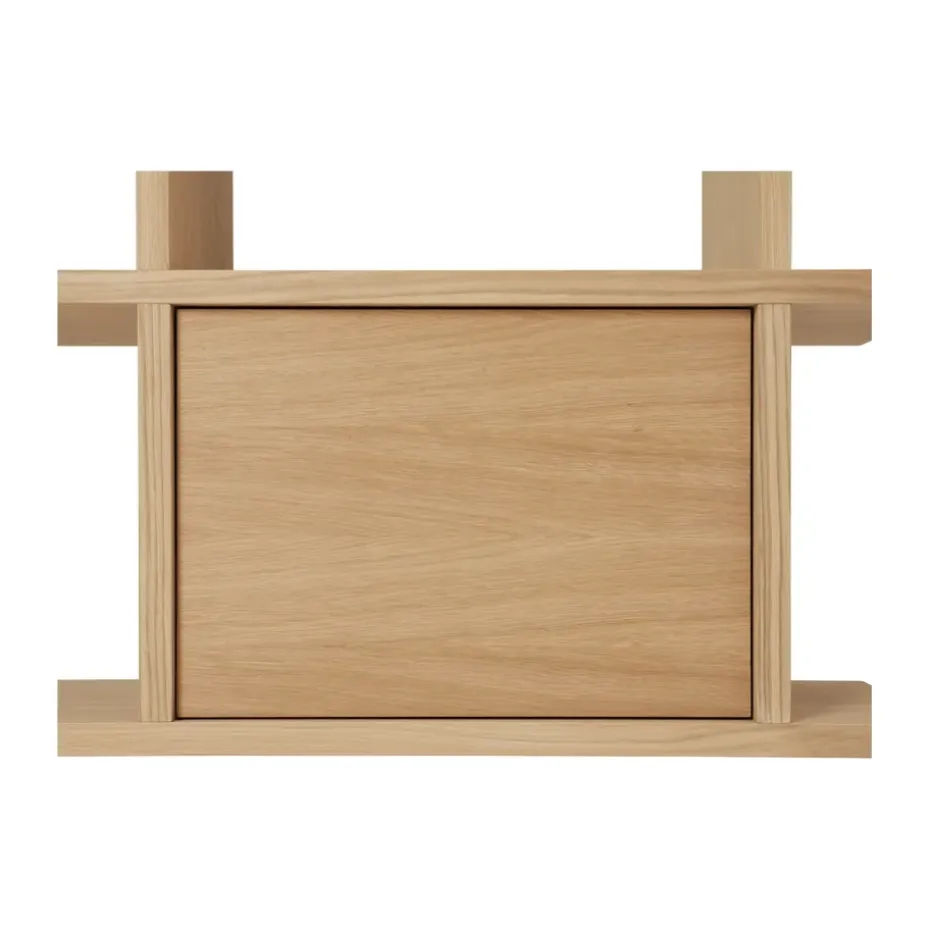 Módulo de estantería de armario Kona, Natural