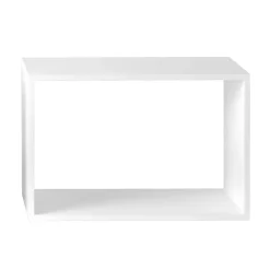 Módulo de estantería Stacked 2.0 abierto, large, blanco