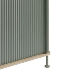 Mesa auxiliar Enfold baja 125x45x63 cm, Oak-Dusty green