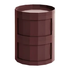 Mesa auxiliar Facet Cabinet 20, Burgundy