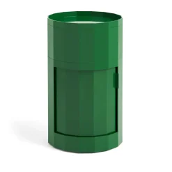 Mesa auxiliar Facet Cabinet 101, Spinach green