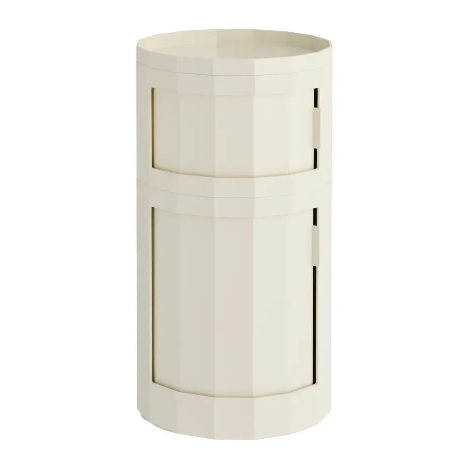 Mesa auxiliar Facet Cabinet 110 , Eggshell