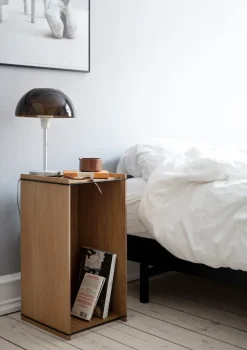 Moebe storage box, Smoked oak-black