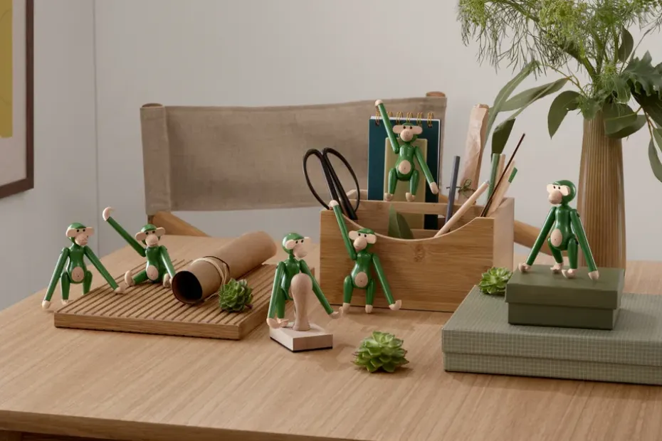 Mono Kay Bojesen mini vintage, Verde